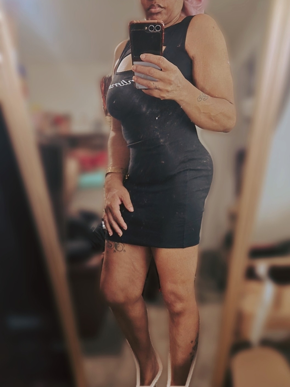 Black Sleeveless Bodycon Mini Dress